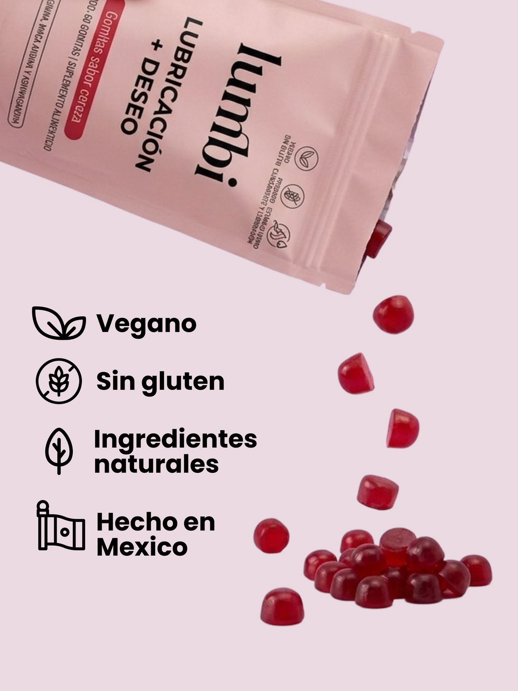 Gomitas Para Lubricacion Vaginal & Deseo