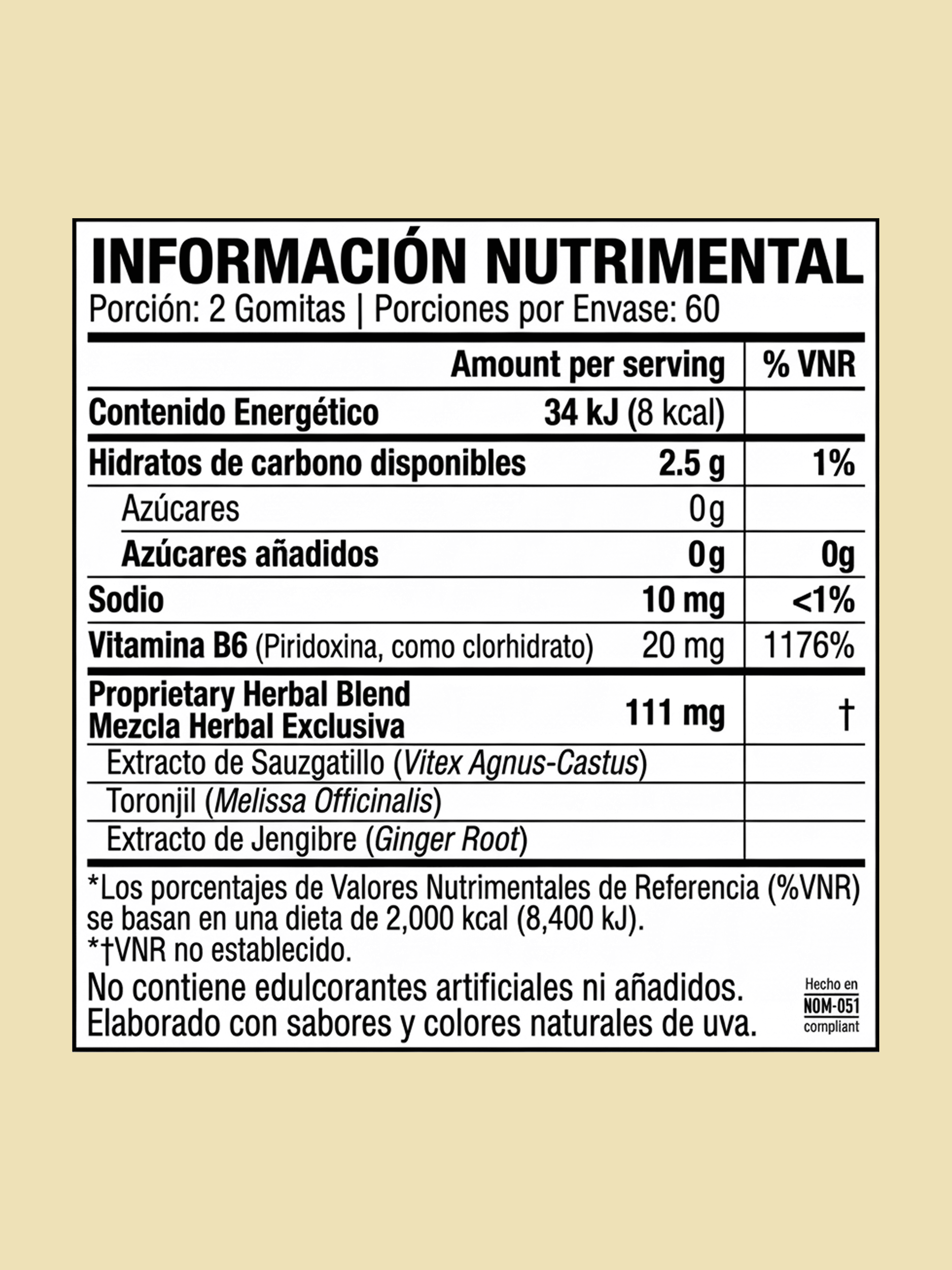 Gomitas Alivio Para Sintomas Pre Menstruales